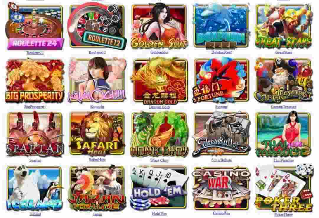 Kho game đa dạng, phong phú của Ae Lottery